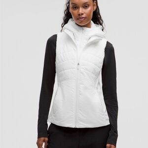 Lululemon Athletica White Puffer Vest